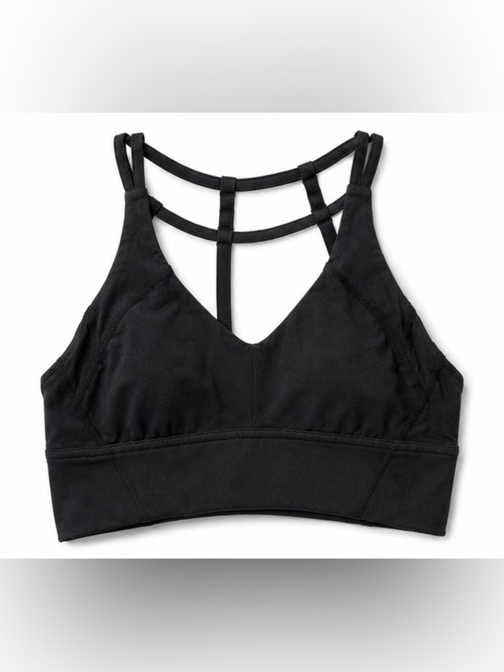 Lululemon Black Strappy Sports Bra Size 4